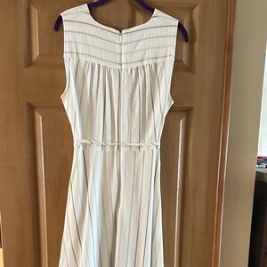 Beautiful long summer wrapped sleeveless maxi dress